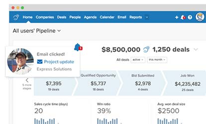 crm for transportation and logistics companies