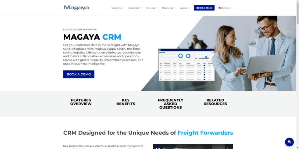 4. Magaya - Another CRM alternative for logistics companies is Magaya Supply Chain