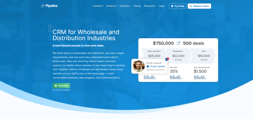 Pipeline CRM: Best CRM for wholesalers