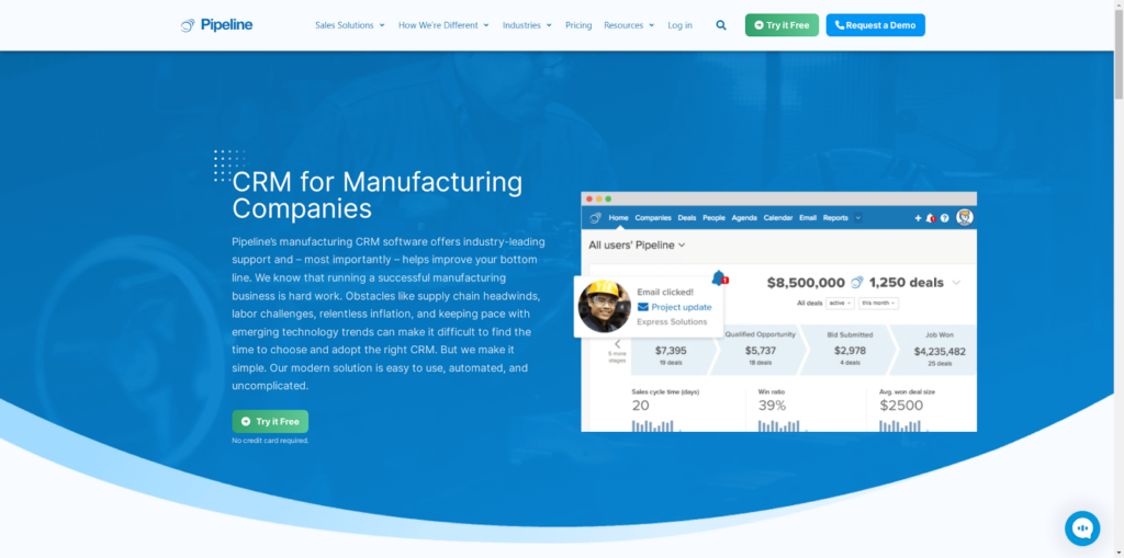 Salesforce Alternatives for Old Economy Sectors- Pipeline CRM