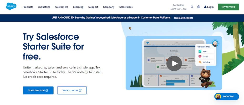 Salesforce CRM- AI-Based CRM for Streamlining Sales Operations