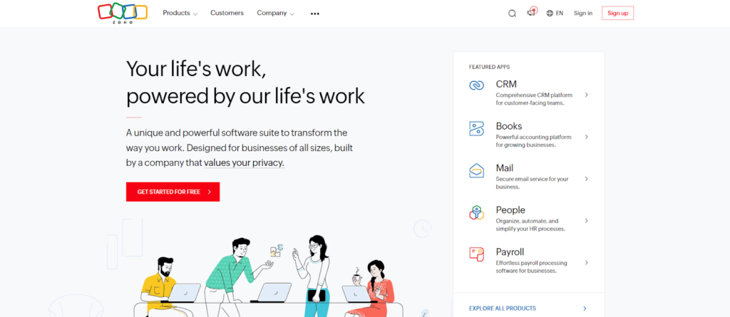 Zoho CRM- Intelligent Platform for Sales and CX Automation